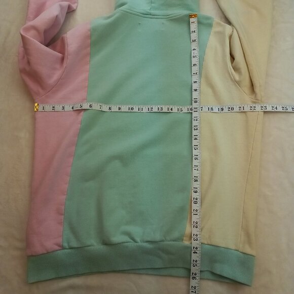 Teddy Fresh Color Block Pastel Hoodie (XL) - Picture 9 of 10